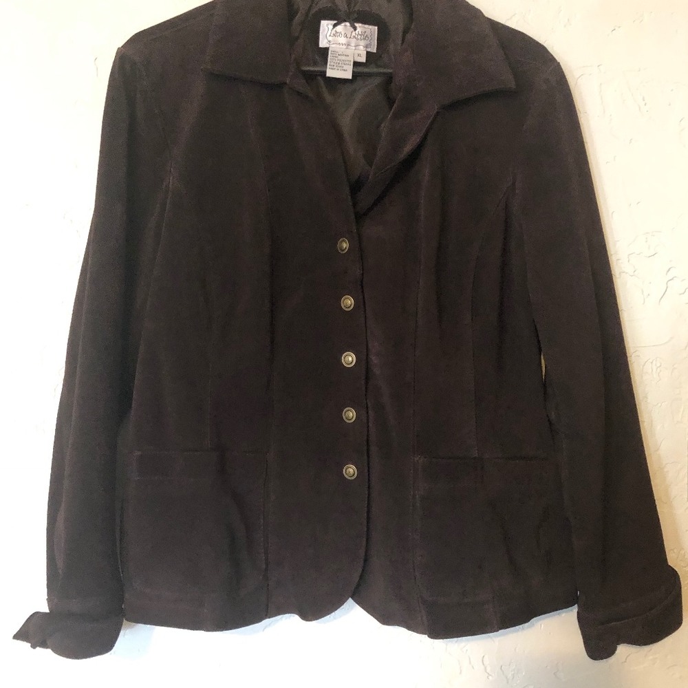 Liv A Little brown jacket, size XL